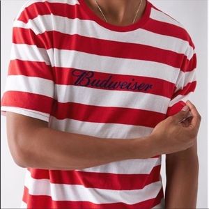 PAC Sun | Embroidered Budweiser T-shirt | Large